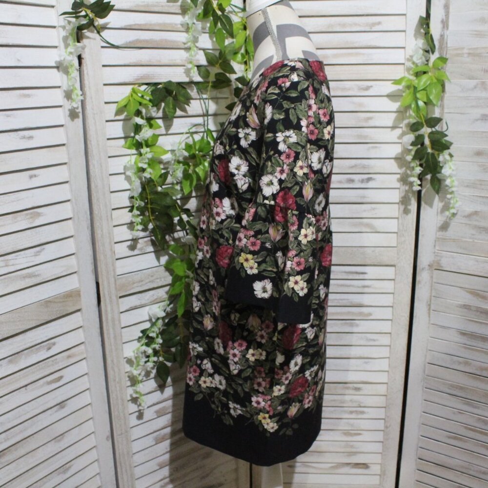 Karl Lagerfeld Synthetic Floral Shift Mini dress (107) - Picture 15 of 16